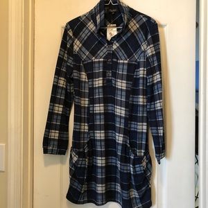 Papillon Blue Plaid Dress